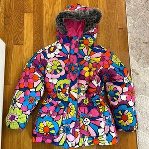 hanna andersson kids puffer jacket. ages 6-10